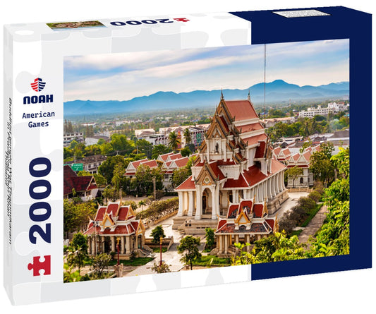 Noah Jigsaw Puzzle Buddhist temple Wat Thammikaram in Prachuap Khiri Khan, Thailand 2000 Pieces
