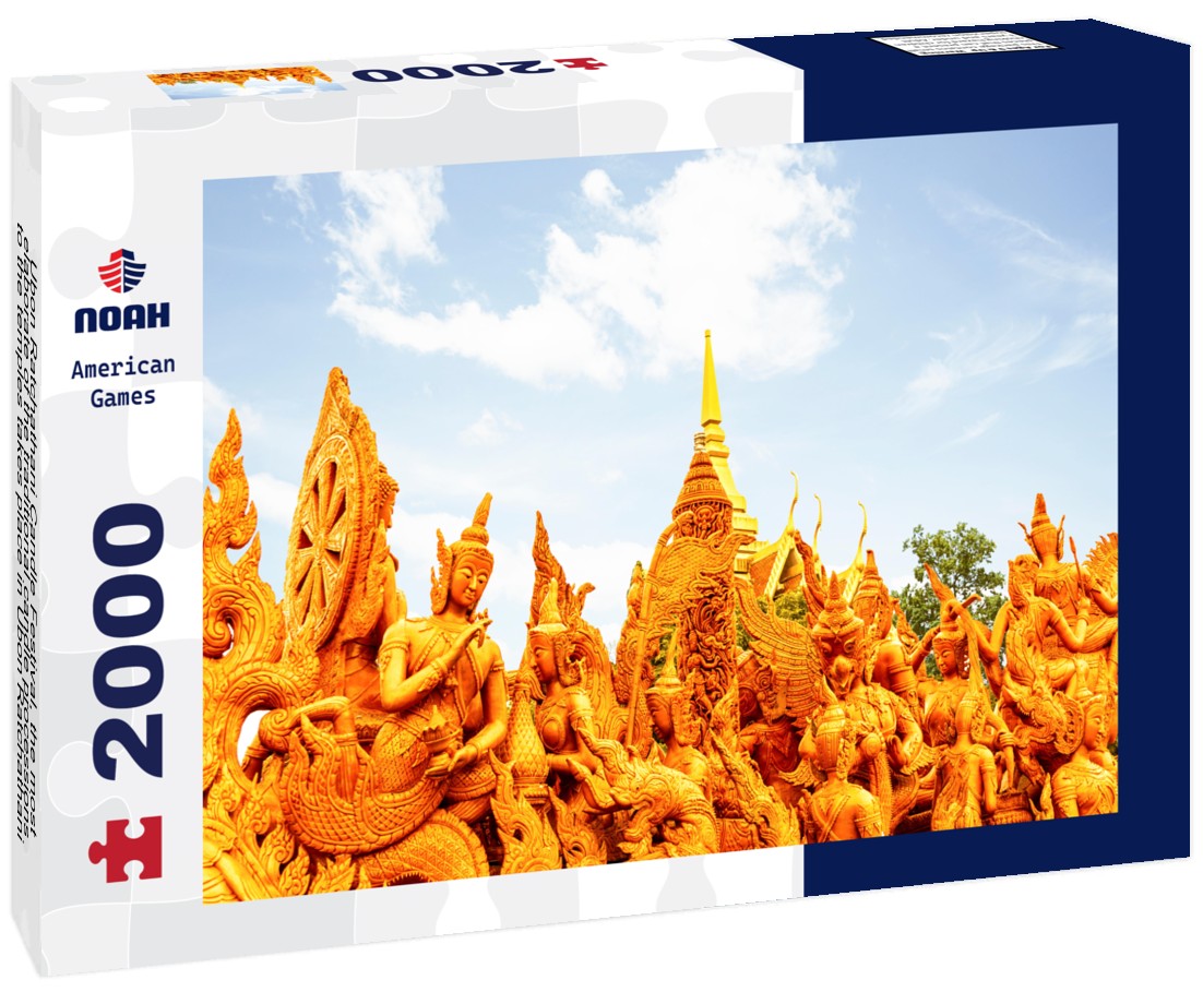 Noah Jigsaw Puzzle Ubon Ratchathani Candle Festival, the most elaborate of the traditional candle processions to the temples takes place in Ubon Ratchathani, North-East region, Thailand 2000 Pieces