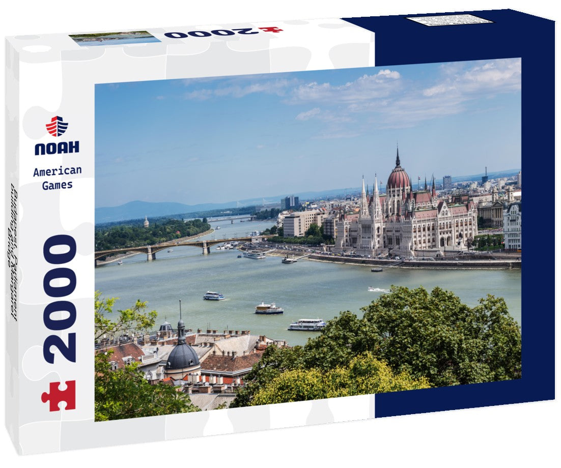 Noah Jigsaw Puzzle Budapest - Parliament building and Margaret Bridge 2000 Pieces