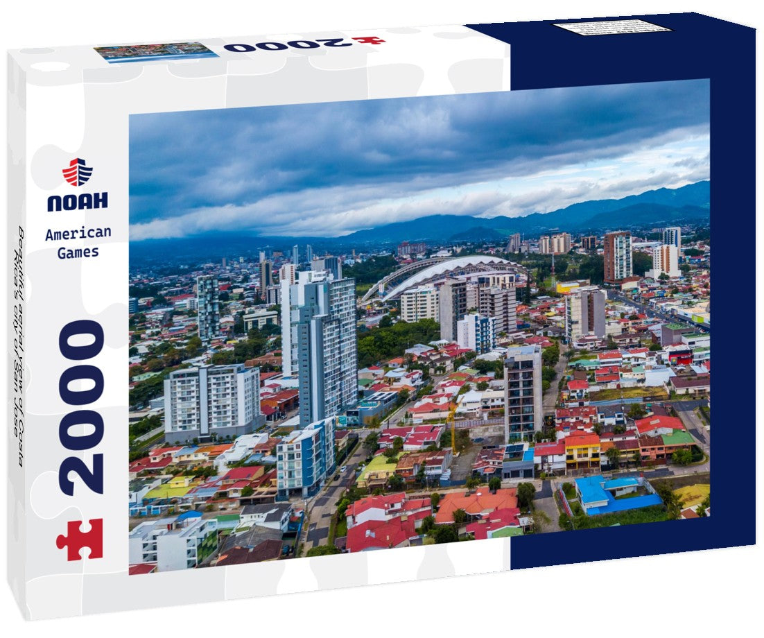 Noah Jigsaw Puzzle Beautiful aerial view of Costa Rica's city of San Jose 2000 Pieces
