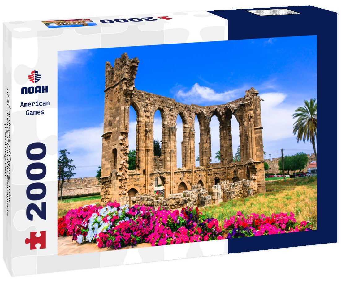 Noah Jigsaw Puzzle Landmark of Cyprus - ruins of St. John's Church in Famagusta (Gazimagusa) 2000 Pieces