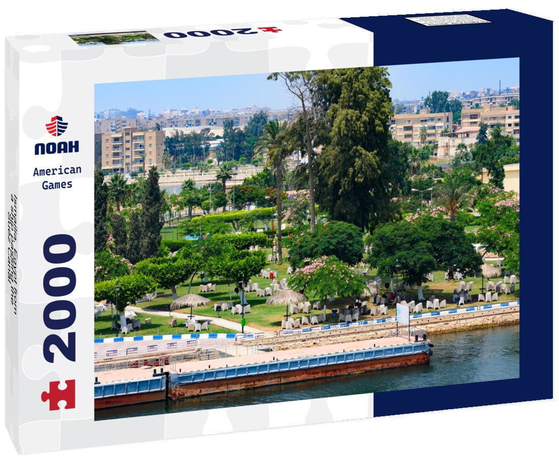 Noah Jigsaw Puzzle Ismailia, Egypt from a ship passing the Suez Canal 2000 Pieces