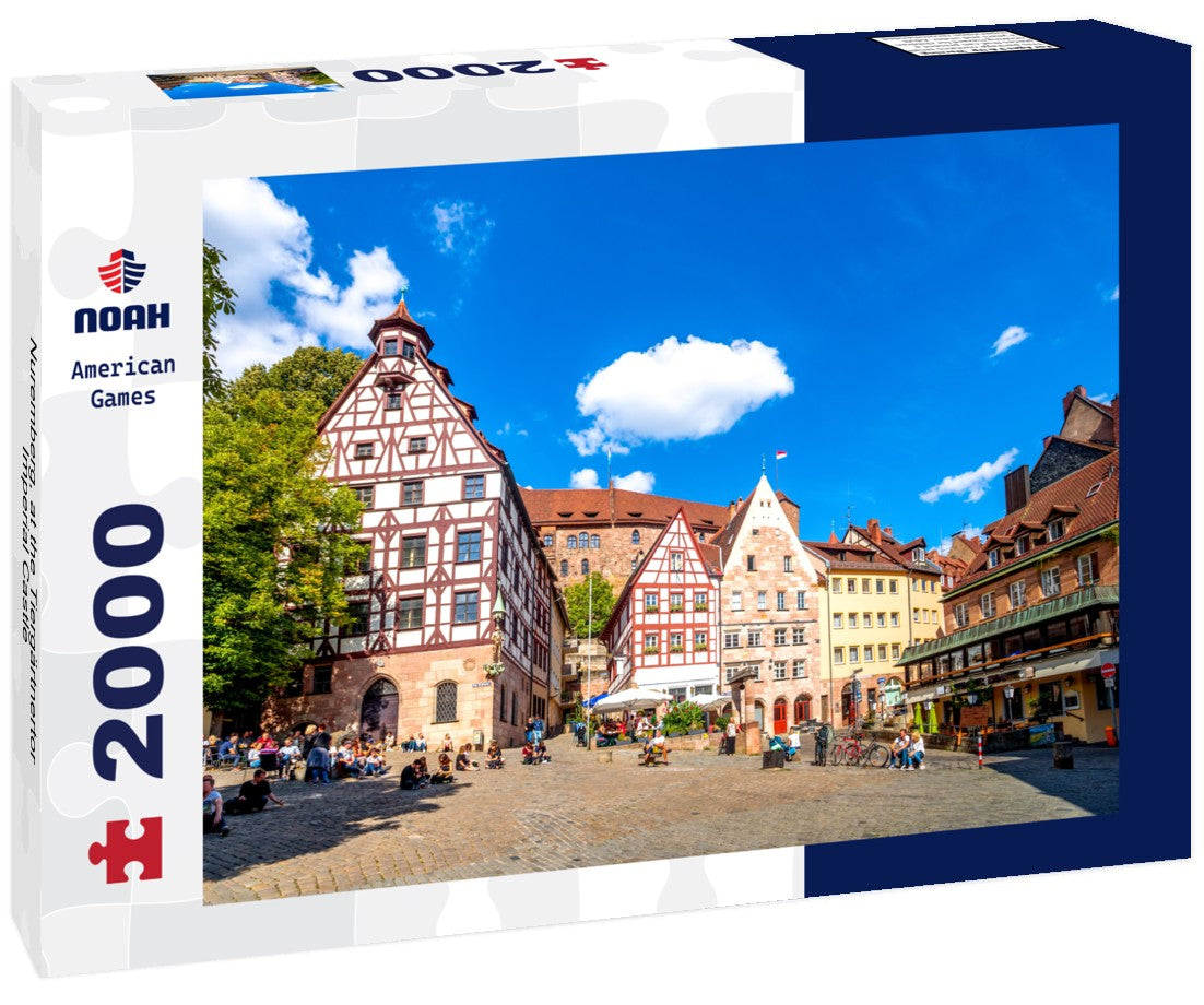 Noah Jigsaw Puzzle Nuremberg, at the Tiergärtnertor, Imperial Castle 2000 Pieces