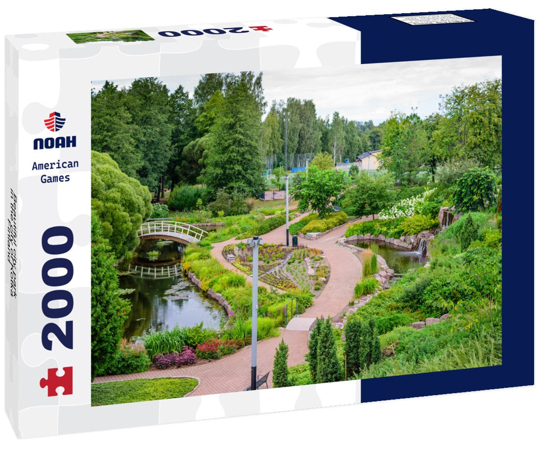 Noah Jigsaw Puzzle Beautiful city park in the city of Kotka, Finland 2000 Pieces