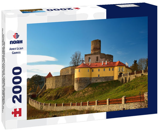 Noah Jigsaw Puzzle Beautiful old Czech castle Svojanov. Czech Republic Europe. Old architecture in landscape with blue sky and sun in the afternoon 2000 Pieces