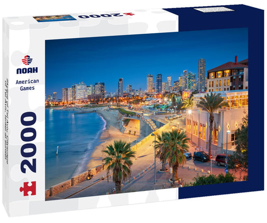 Noah Jigsaw Puzzle Skyline of Tel Aviv. Cityscape of Tel Aviv, Israel at sunset 2000 Pieces