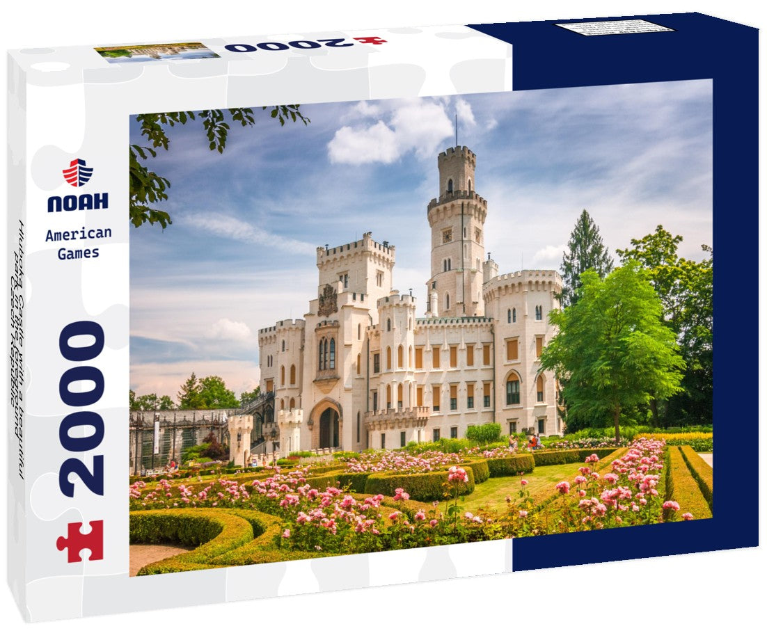 Noah Jigsaw Puzzle Hluboka Castle with a beautiful park in the foreground, Czech Republic 2000 Pieces