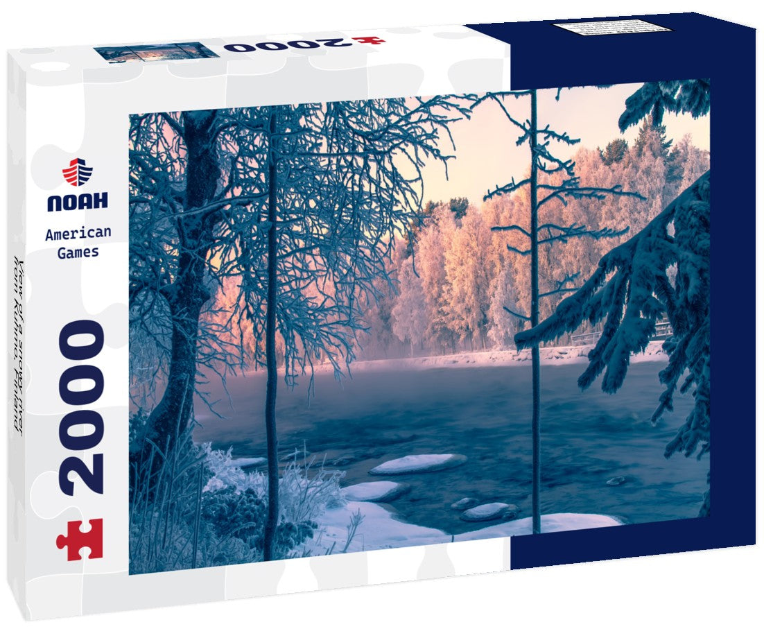 Noah Jigsaw Puzzle View of a snowy river from Kuhmo, Finland 2000 Pieces