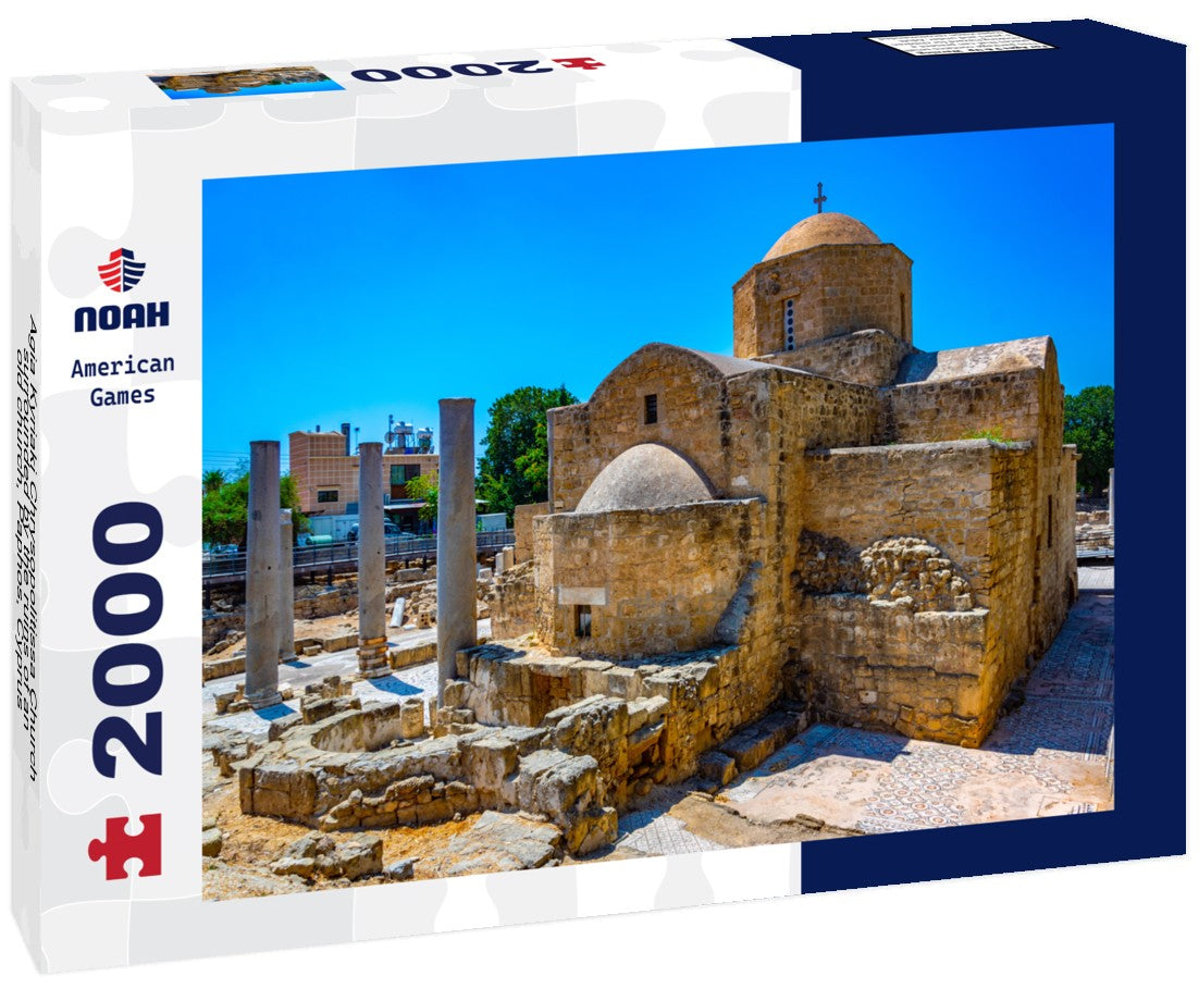 Noah Jigsaw Puzzle Agia Kyriaki Chrysopolitissa Church, surrounded by the ruins of an old church, Paphos, Cyprus 2000 Pieces