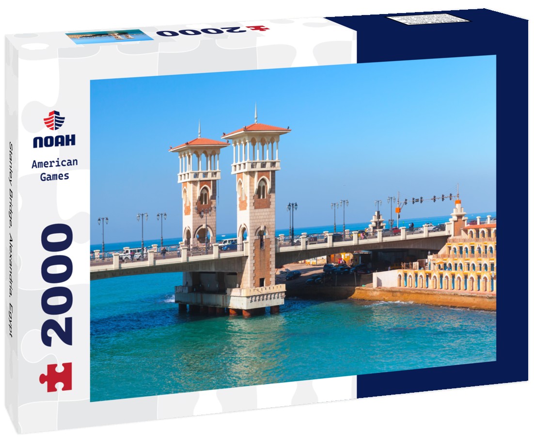Noah Jigsaw Puzzle Stanley Bridge, Alexandria, Egypt 2000 Pieces