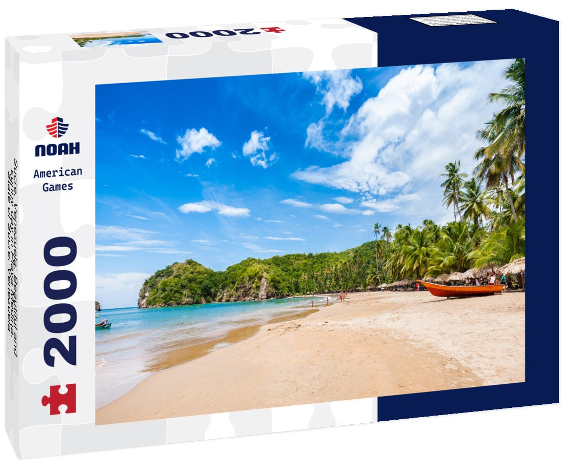Noah Jigsaw Puzzle Sucre, Venezuela: Beautiful and sunny day in Playa Medina. State of Sucre, Venezuela 2000 Pieces