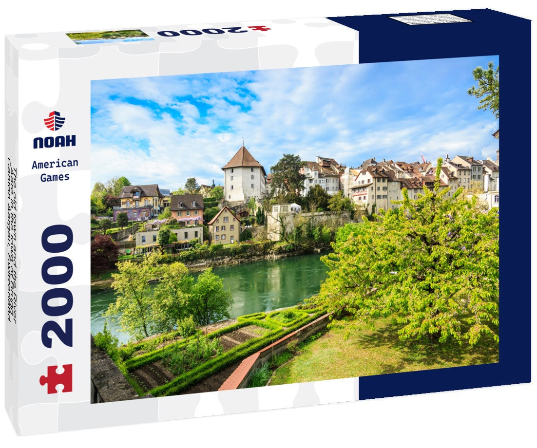 Noah Jigsaw Puzzle The old town and the River Aare in the town of Brugg, Canton Aargau, Switzerland 2000 Pieces