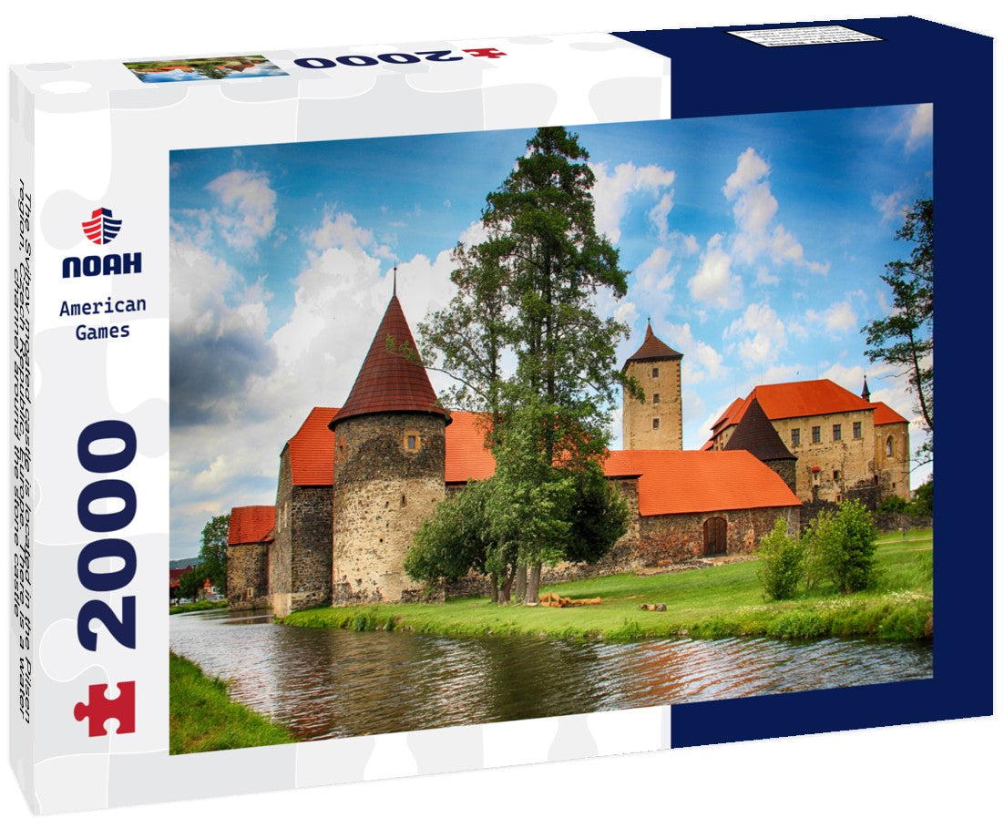 Noah Jigsaw Puzzle The Svihov moated castle is located in the Pilsen region, Czech Republic, Europe. There is a water channel around the stone castle 2000 Pieces