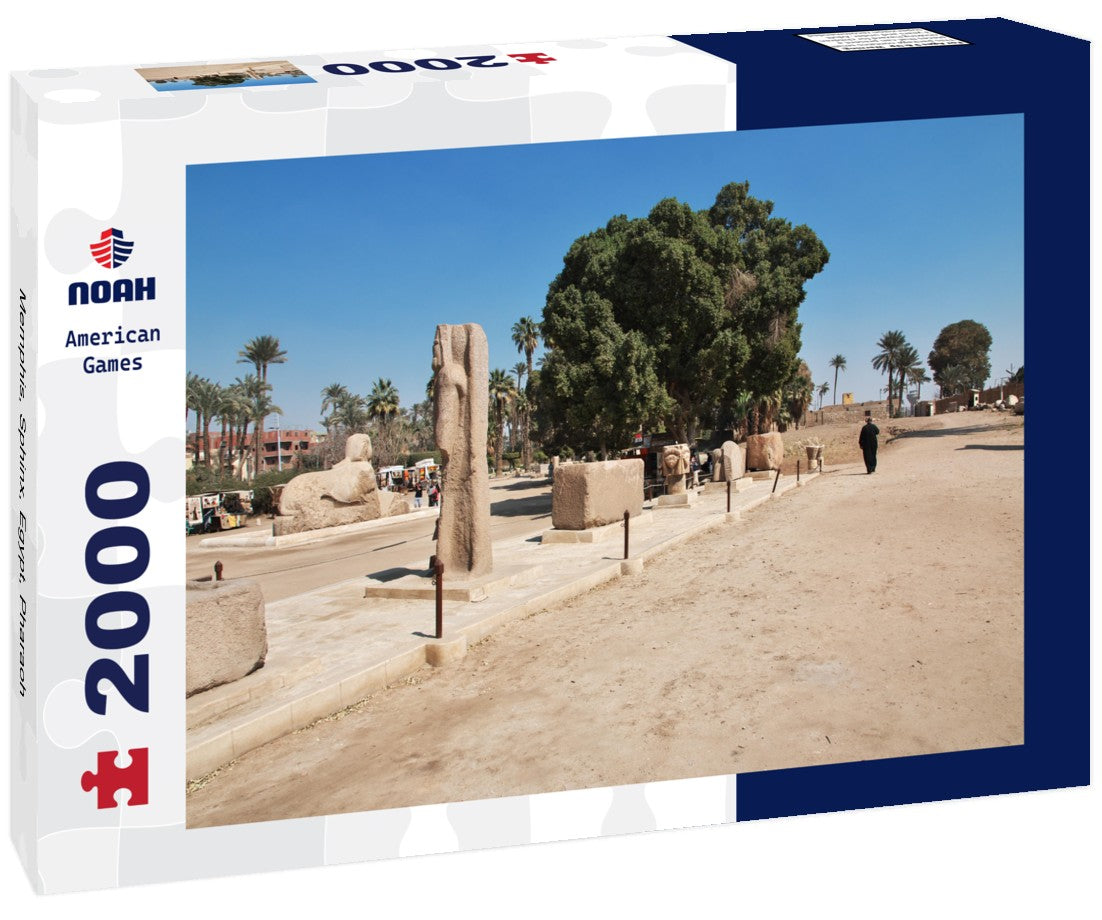 Noah Jigsaw Puzzle Memphis, Sphinx, Egypt, Pharaoh 2000 Pieces
