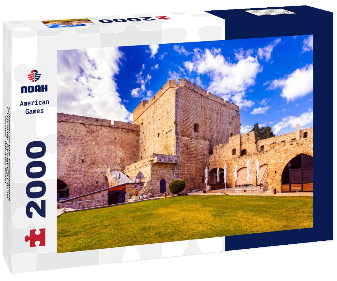 Noah Jigsaw Puzzle Citadel of the Hospitallers, Crusader fortress in Acre, Israel, Middle East 2000 Pieces