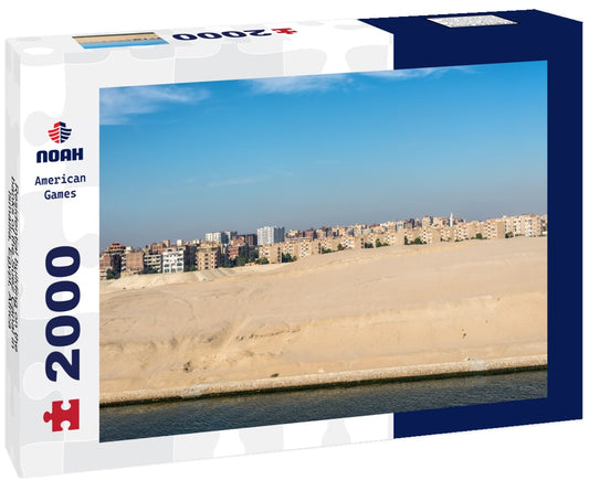 Noah Jigsaw Puzzle Residential building on the banks of the Suez Canal in Ismailia, Egypt, Africa 2000 Pieces
