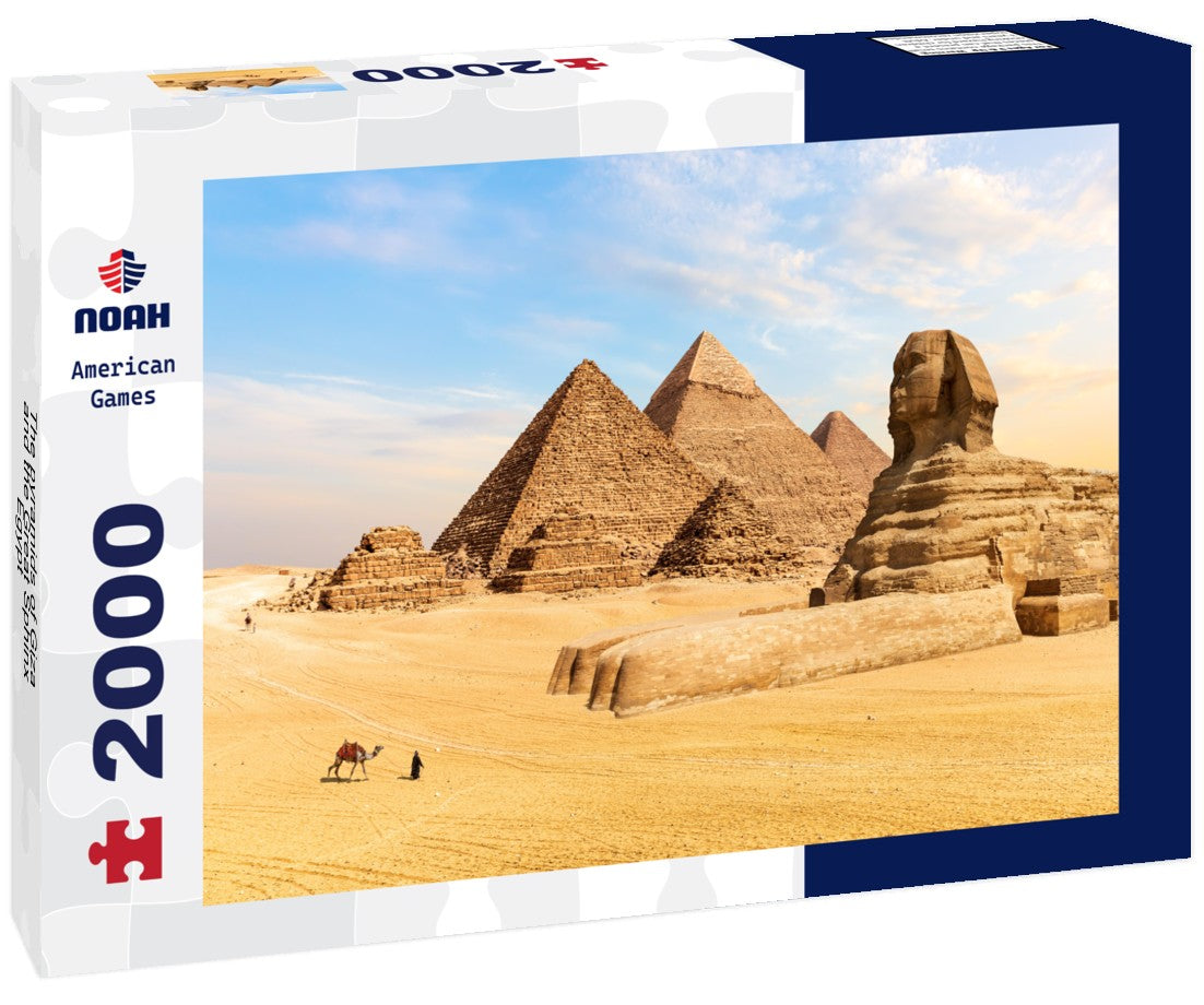 Noah Jigsaw Puzzle The pyramids of Giza and the Great Sphinx, Egypt 2000 Pieces