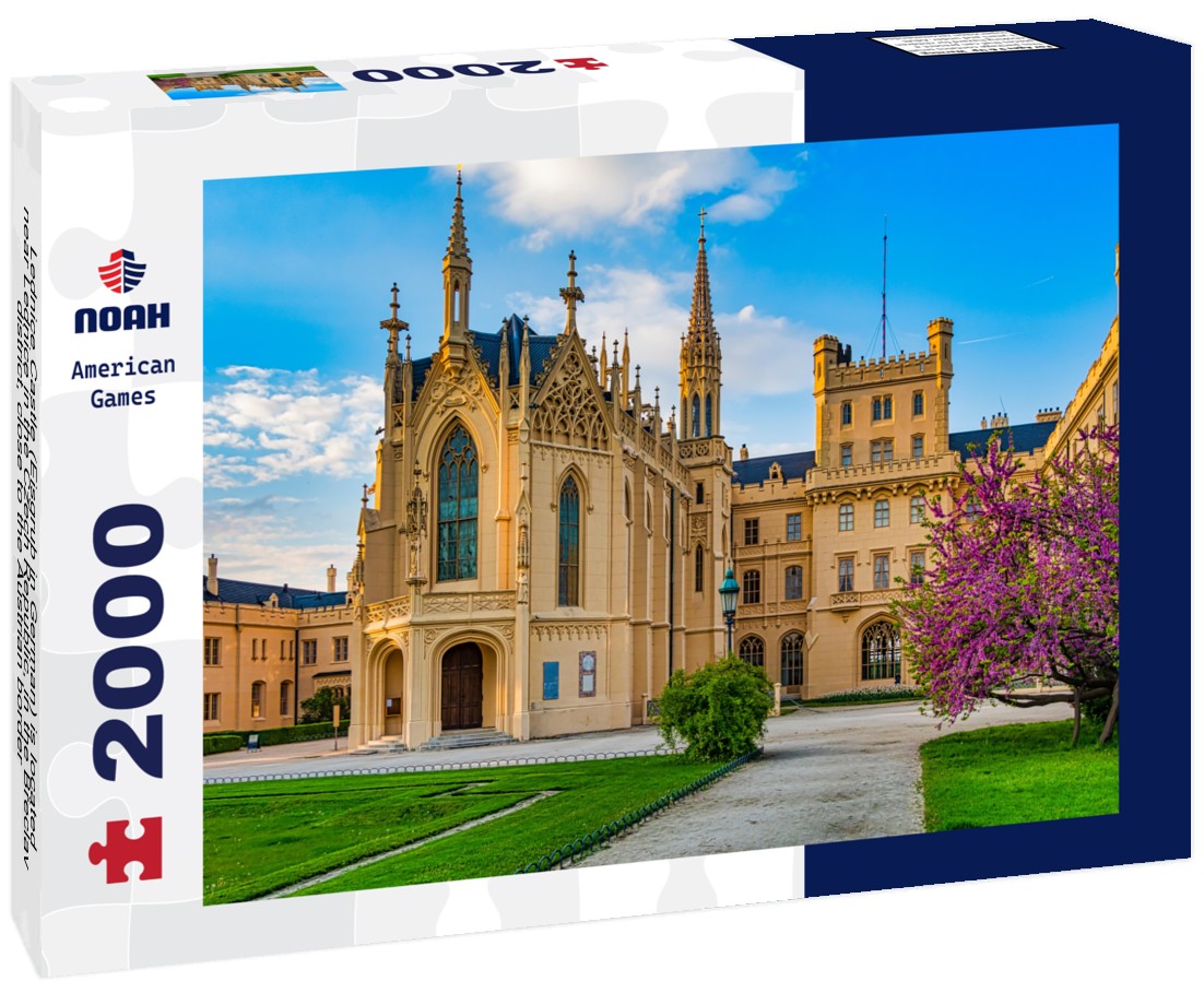 Noah Jigsaw Puzzle Lednice Castle (Eisgrub in German) is located near Lednice in the Czech Republic, in the Breclav district, close to the Austrian border 2000 Pieces