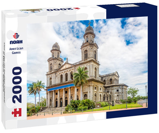 Noah Jigsaw Puzzle View of the old Santiago Cathedral in Managua, Nicaragua 2000 Pieces