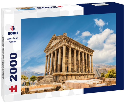 Noah Jigsaw Puzzle Tourists near the Garni Temple - a pagan temple in Armenia built in the first century AD by the Armenian King Trdat 2000 Pieces