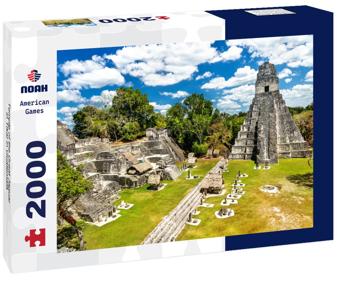 Noah Jigsaw Puzzle Temple of the Great Jaguar in Tikal in Guatemala 2000 Pieces