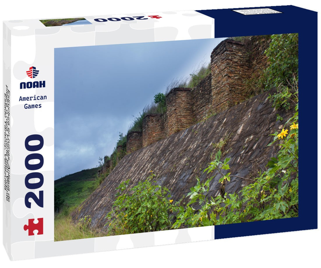 Noah Jigsaw Puzzle Estructura en ruinas, Antigua de piedra o roca Fuerte San Vicente Estado Yaracuy, Venezuela 2000 Pieces