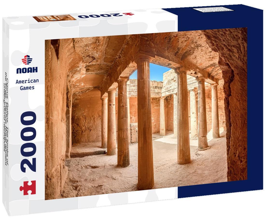 Noah Jigsaw Puzzle Cyprus. Pathos. The tombs of the kings. Paphos Royal ancient underground necropolis 2000 Pieces