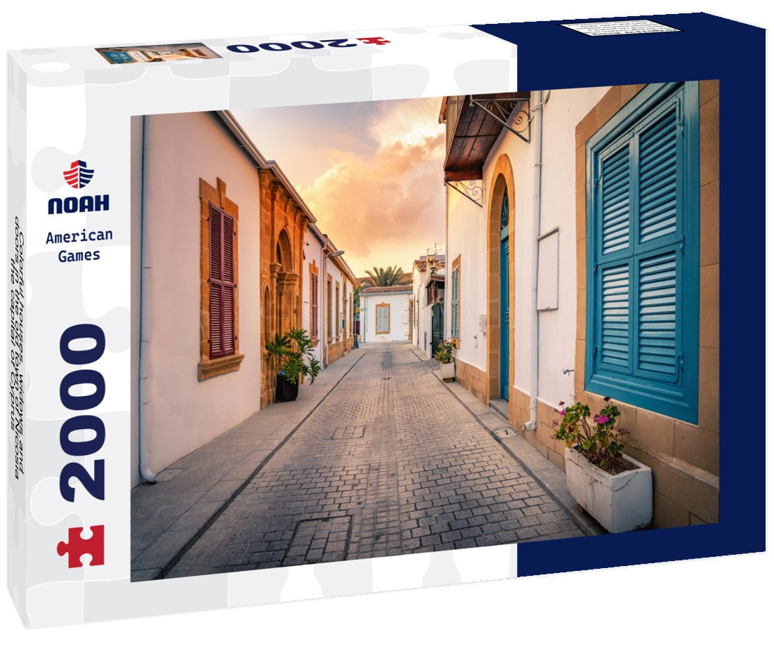 Noah Jigsaw Puzzle Colorful houses, widows and doors in the old town of Nicosia, the capital of Cyprus 2000 Pieces