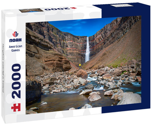 Noah Jigsaw Puzzle Hengifoss waterfall in Iceland 2000 Pieces