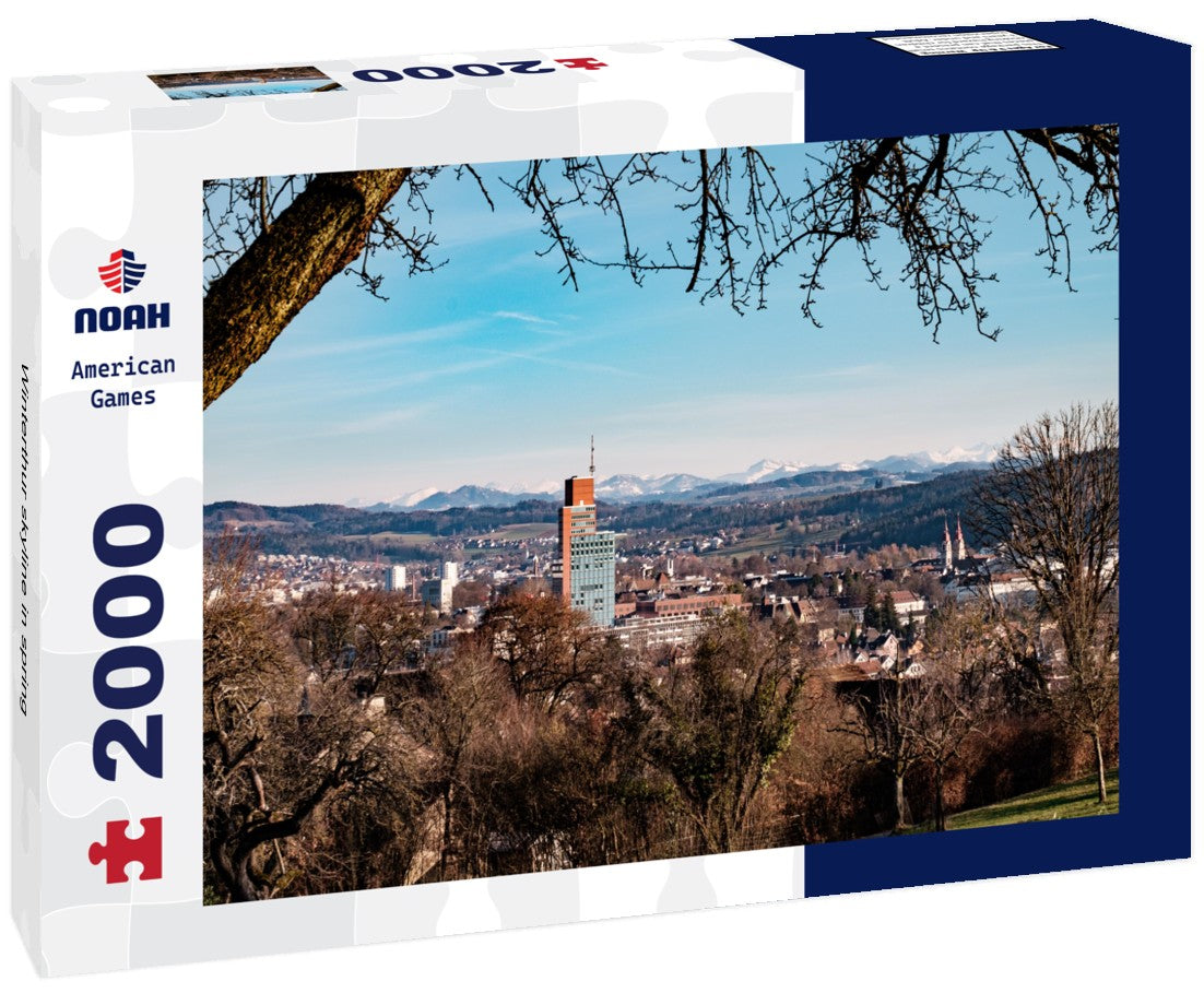 Noah Jigsaw Puzzle Winterthur skyline in spring 2000 Pieces