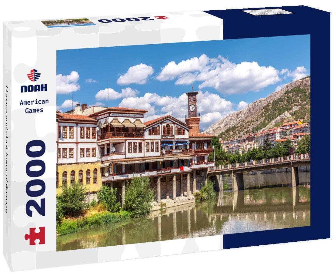 Noah Jigsaw Puzzle Houses and clock tower of Amasya 2000 Pieces