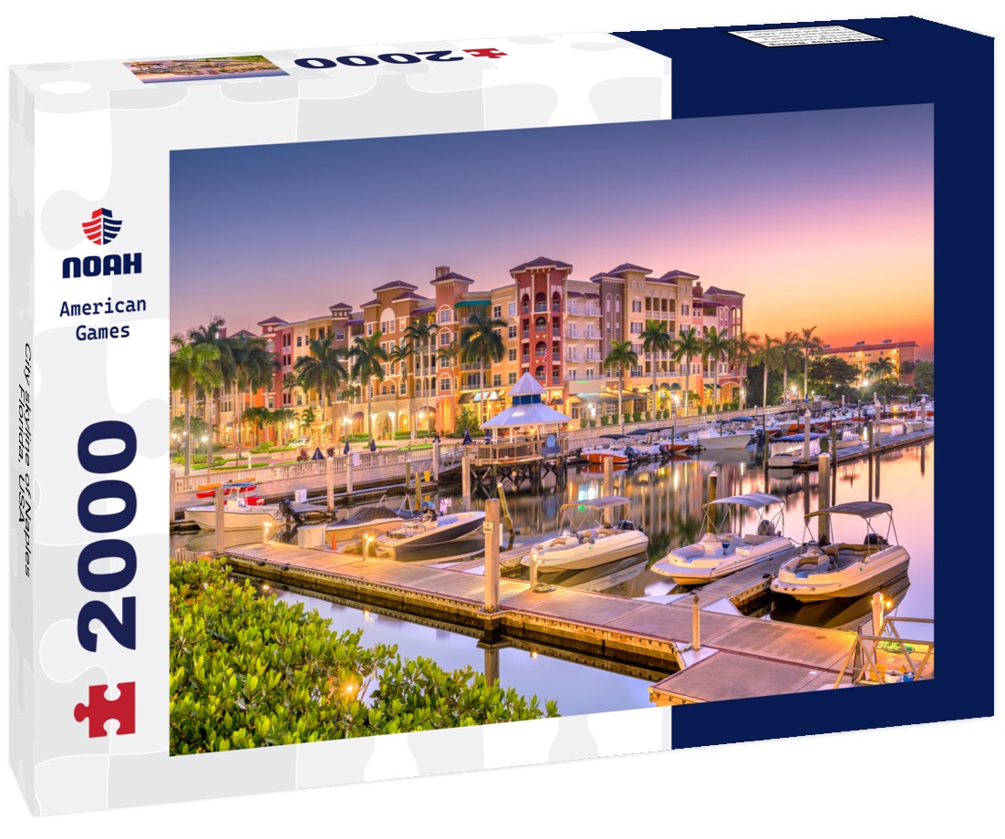Noah Jigsaw Puzzle City skyline of Naples, Florida, USA 2000 Pieces