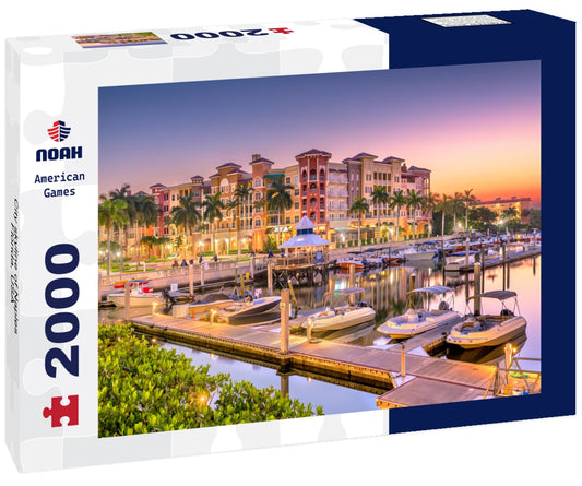 Noah Jigsaw Puzzle City skyline of Naples, Florida, USA 2000 Pieces