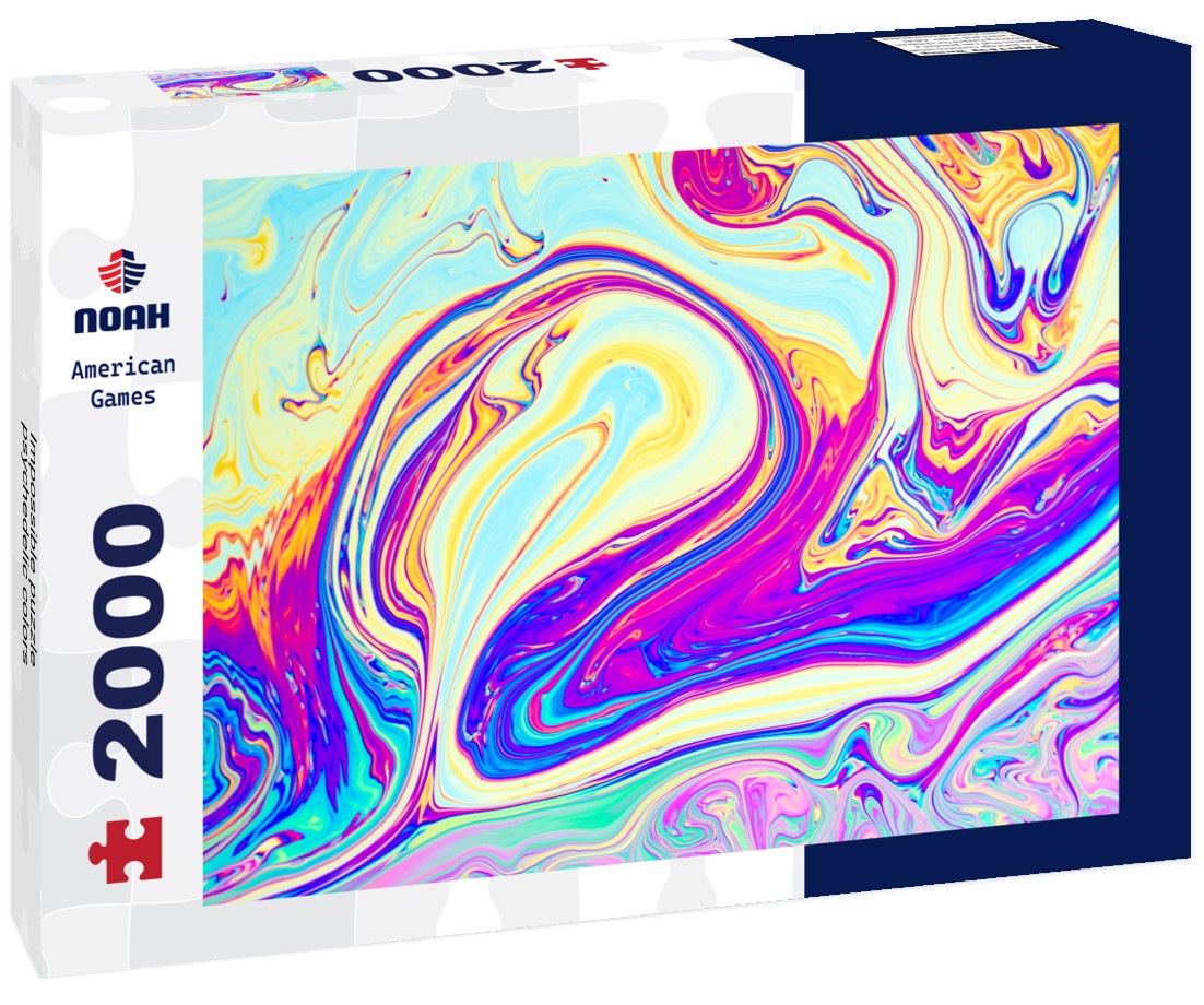 Noah Jigsaw Puzzle Impossible puzzle, psychedelic colors 2000 Pieces