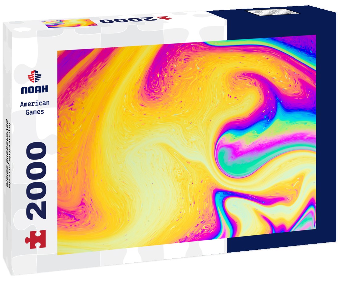 Noah Jigsaw Puzzle Impossible puzzle, psychedelic colors 2000 Pieces