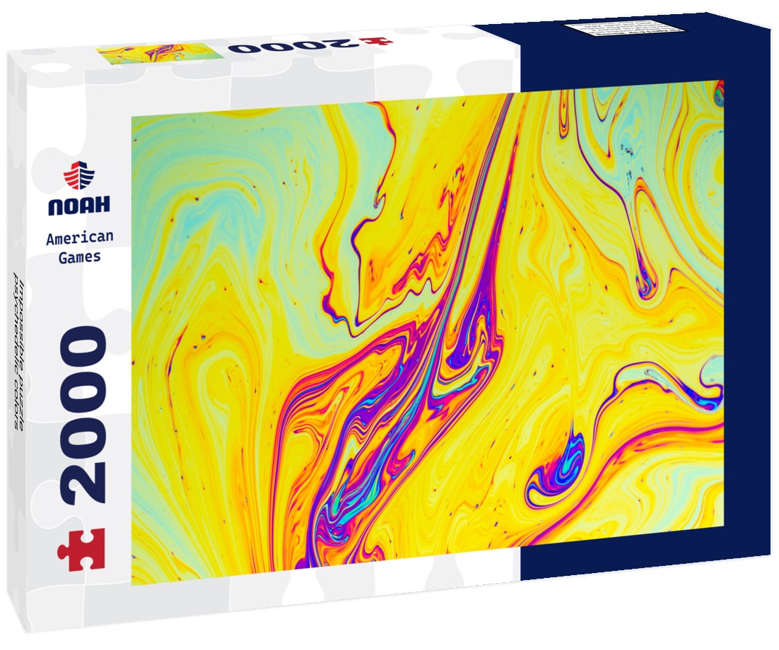 Noah Jigsaw Puzzle Impossible puzzle, psychedelic colors 2000 Pieces