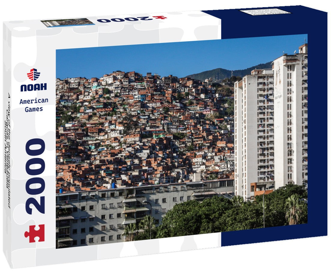 Noah Jigsaw Puzzle A view of the densely populated Caracas in Venezuela, South America 2000 Pieces
