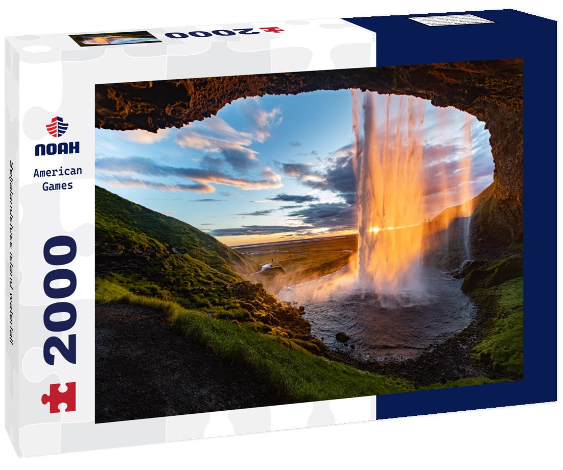 Noah Jigsaw Puzzle Seljalandsfoss island waterfall 2000 Pieces