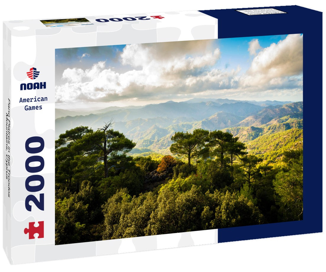 Noah Jigsaw Puzzle Pano Platres in the Troodos Mountains, Cyprus 2000 Pieces