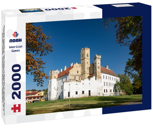 Noah Jigsaw Puzzle Breclav Castle in the town of Breclav in South Moravia, Czech Republic. Founded in the 11th century as a border castle, located in Breclav (Breclav) 2000 Pieces