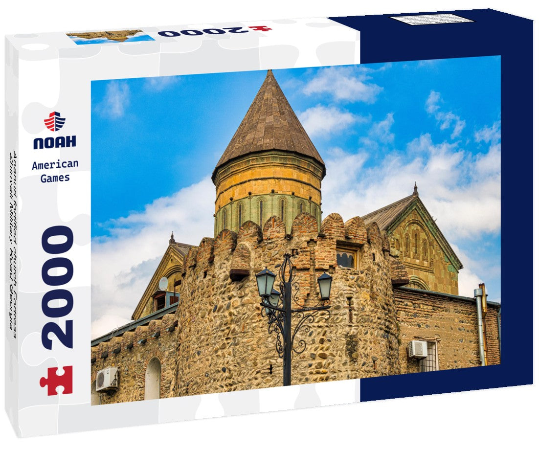 Noah Jigsaw Puzzle Ananuri fortified church Fortress Zhinvali Military Road Georgia 2000 Pieces