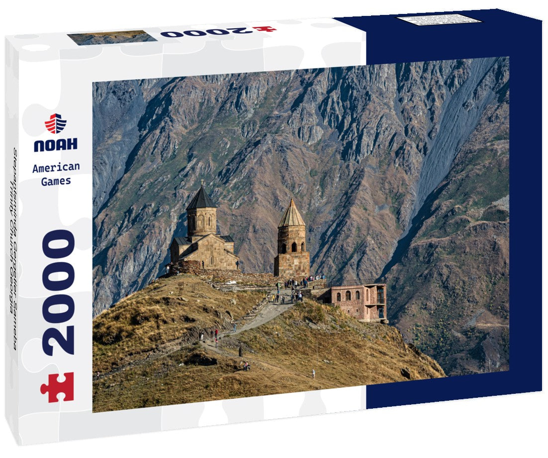 Noah Jigsaw Puzzle Stepantsminda Gergetier Sameba Trinity Church Georgia 2000 Pieces