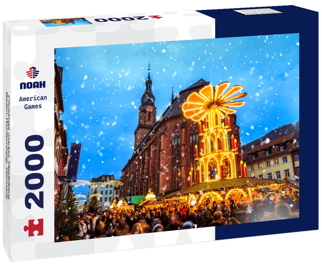 Noah Jigsaw Puzzle Christmas market, Heidelberg, Baden-Württemberg, Germany 2000 Pieces