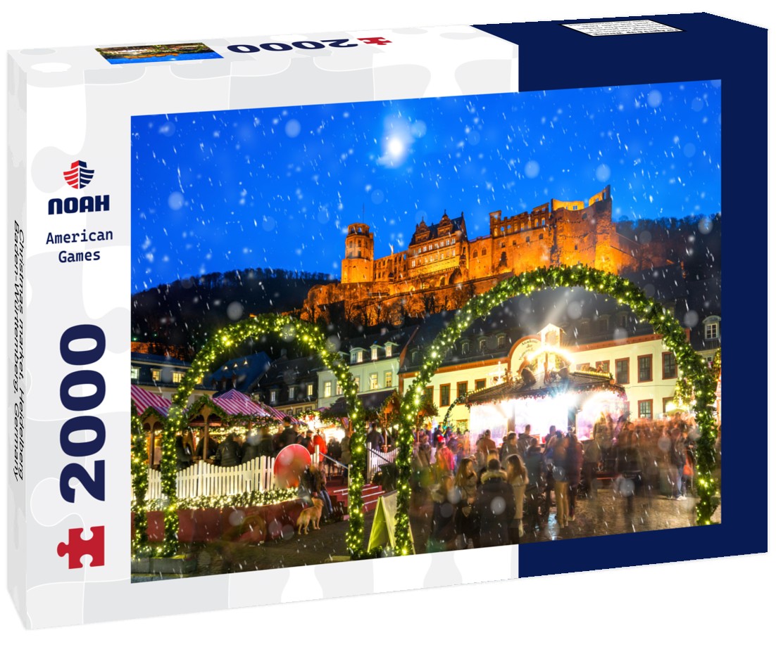 Noah Jigsaw Puzzle Christmas market, Heidelberg, Baden-Württemberg, Germany 2000 Pieces