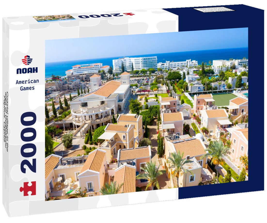 Noah Jigsaw Puzzle Coastal village in the area of Geroskipou, Paphos. Cyprus 2000 Pieces