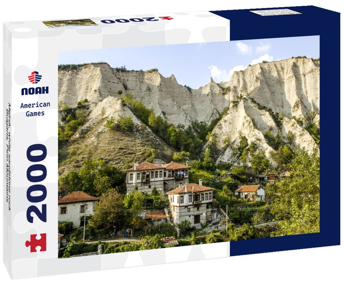 Noah Jigsaw Puzzle Melnik, white sandstone rock, Bulgaria, Pirin Mountains 2000 Pieces