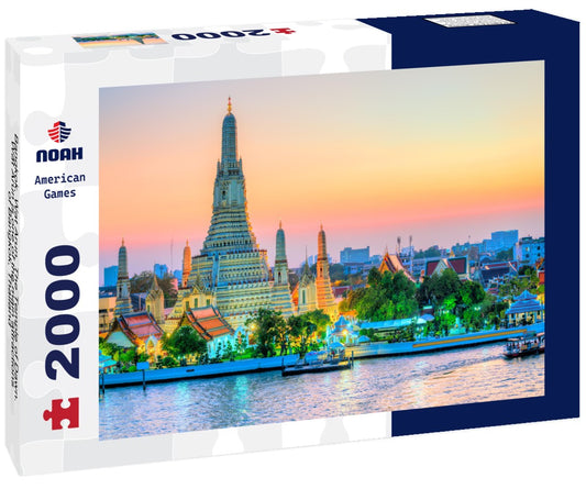 Noah Jigsaw Puzzle Bangkok, Wat Arun, The Temple of Dawn. Wat Arun is one of the main attractions of Bangkok, Thailand 2000 Pieces