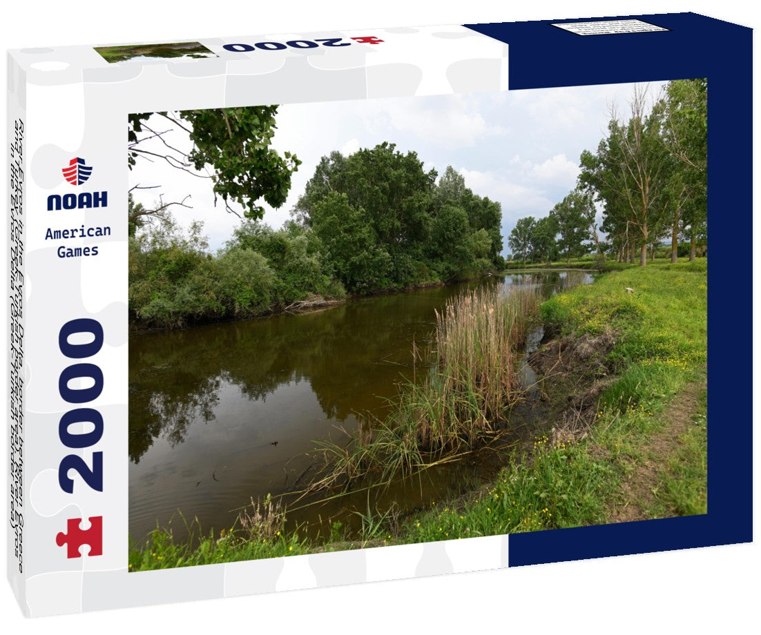 Noah Jigsaw Puzzle River Evros in the Evros Delta, border between Greece and Turkey (Greek-Turkish border area) - River Evros in the Evros Delta (Greek-Turkish border area) 2000 Pieces