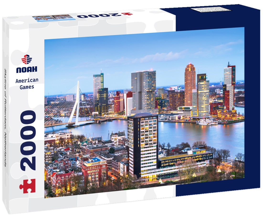 Noah Jigsaw Puzzle Skyline of Rotterdam, Netherlands 2000 Pieces