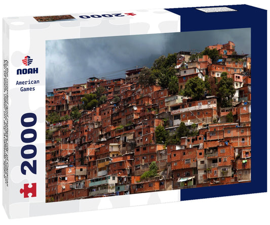 Noah Jigsaw Puzzle In the crowded and restless city of Caracas, Venezuela, residents build their houses on top of each other on any available space 2000 Pieces